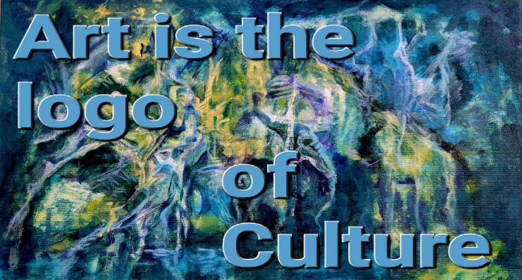 art is the logo of culture compressed