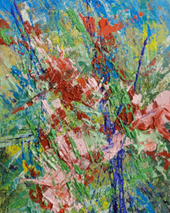 Burst-A-Licious 7"x5" Acrylic on Canvas Panel Painted in May 2022