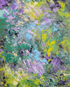 "Spring Gets In My Eyes" 7"x5" Acrylic on Canvas Panel Painted in April 2022