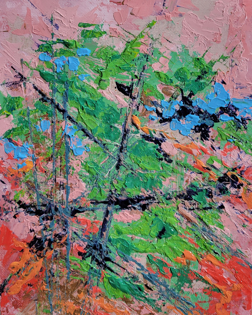 "Survivor" 10"x8" Acrylic on Canvas Panel Painted in May 2022