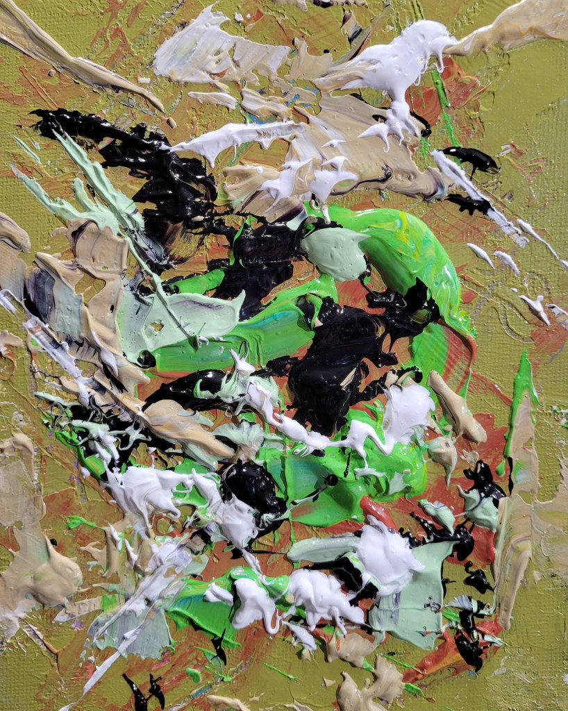 "Tweet This" 7"x5" Acrylic on Canvas Panel Painted in September 2022