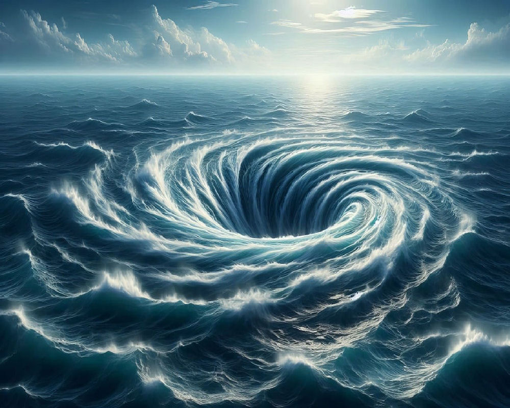Spiral Drain The Ocean 2