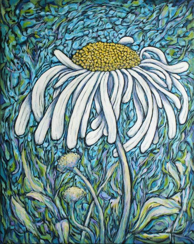 "All's Right With The World" 20"x16" acrylic on gallery wrap canvas Painted in 2013