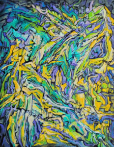 "Don't Blink" 14"x11" Acrylic On Canvas Panel Painted in July 2020