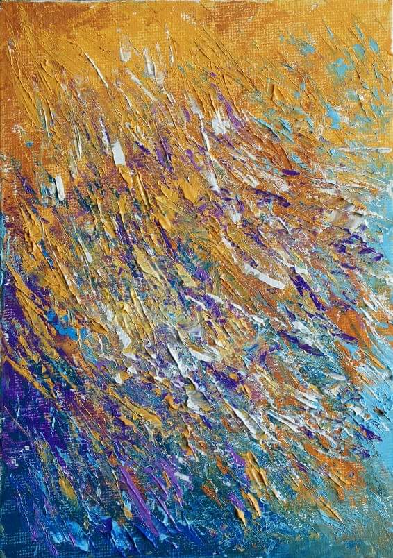 "Gold Reign" 7"x5" oil on canvas panel Painted in 2012