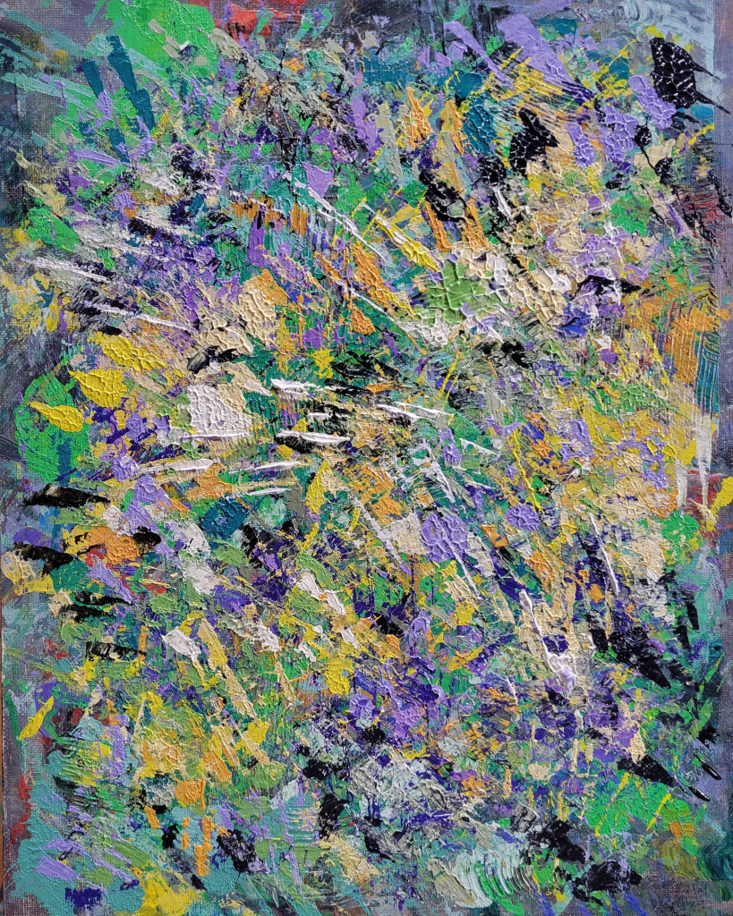 "March Of The Sappers" 14"x11" Acrylic on Canvas Panel
Painted in August 2022