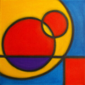 "Out Of The Blue" 24"x24" oil on gallery wrap canvas Painted in 2012