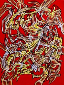 "Patina Of Orthodoxy" 16"x12" acrylic on gallery wrap canvas Painted in 2014