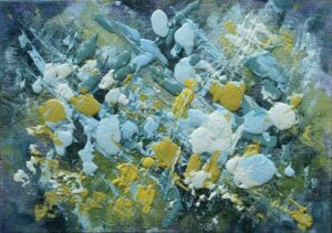 "Playtime In The Clouds" 5"x7" oil on canvas panel Painted in 2013