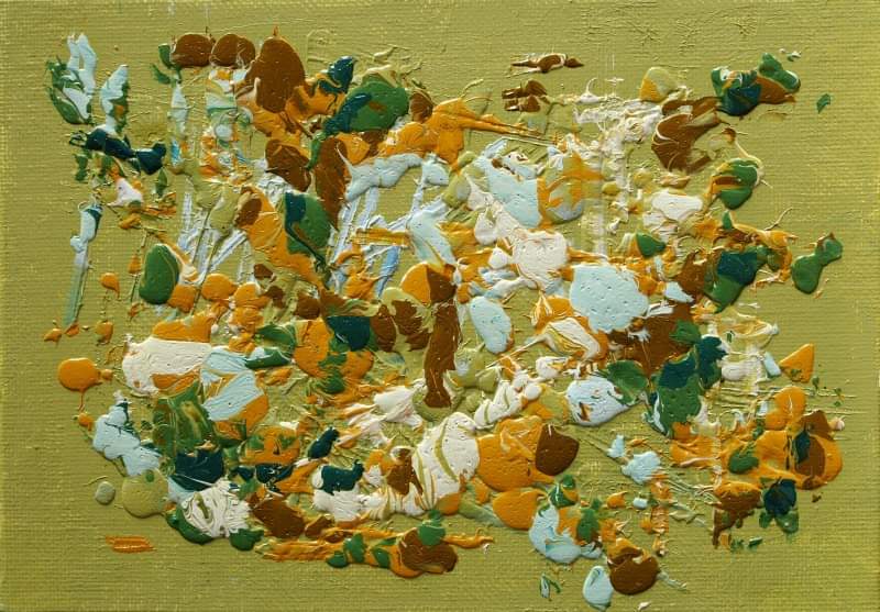 "Scrimmage" 5"x7" oil on canvas panel Painted in 2013