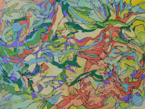 "The Hills... Alive Alive Oh" 12"x16" Acrylic On Canvas Panel Painted in Jan 2023