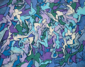 "Trip The Light" 11"x14" Acrylic On Canvas Panel Painted in 2021