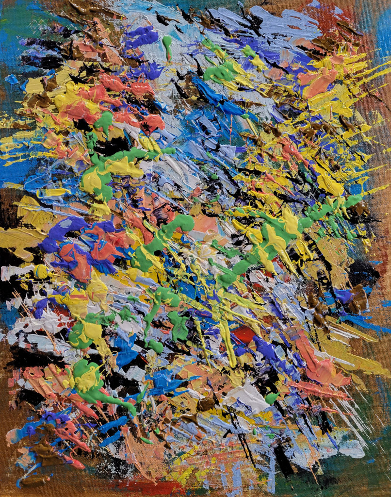 "Life's a Canvas" 14"x11" Acrylic on Canvas Panel
Painted in Nov 2022